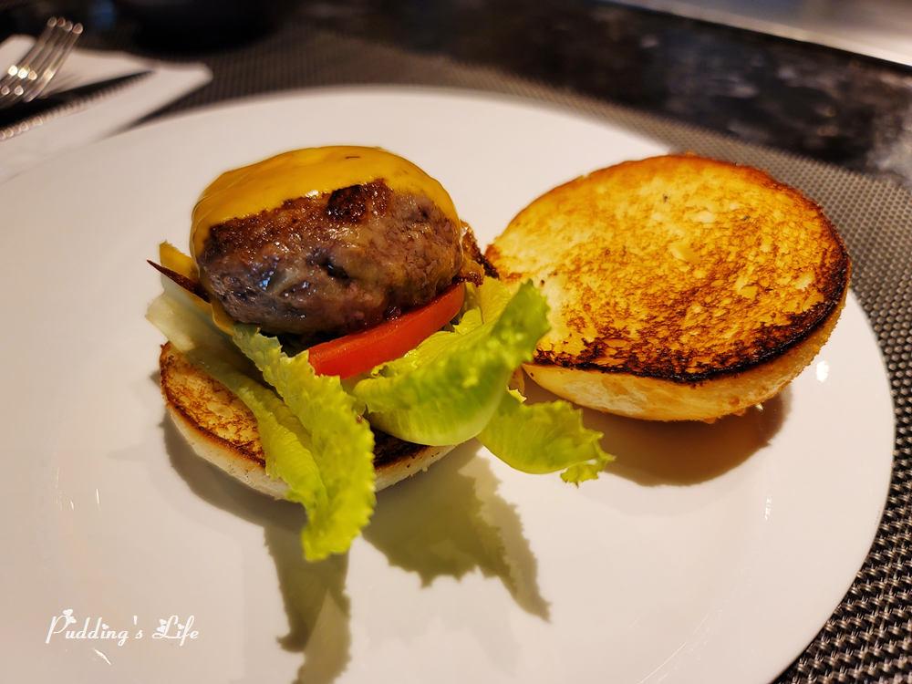 享廚鐵板燒-牛肉漢堡
