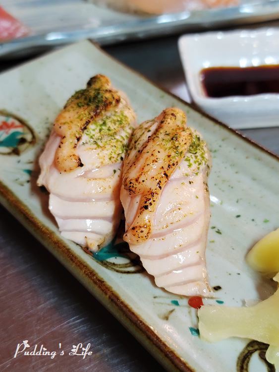 晟壽司-炙燒明太子鮭魚握壽司