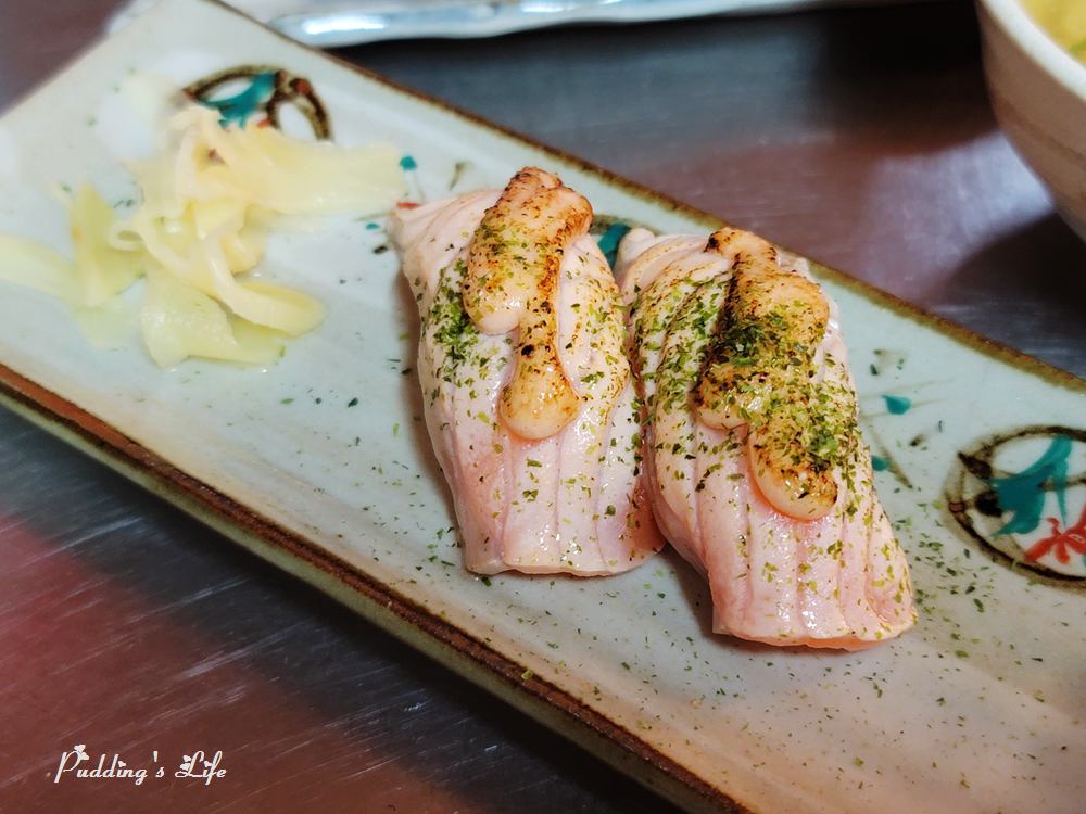 晟壽司-炙燒明太子鮭魚握壽司