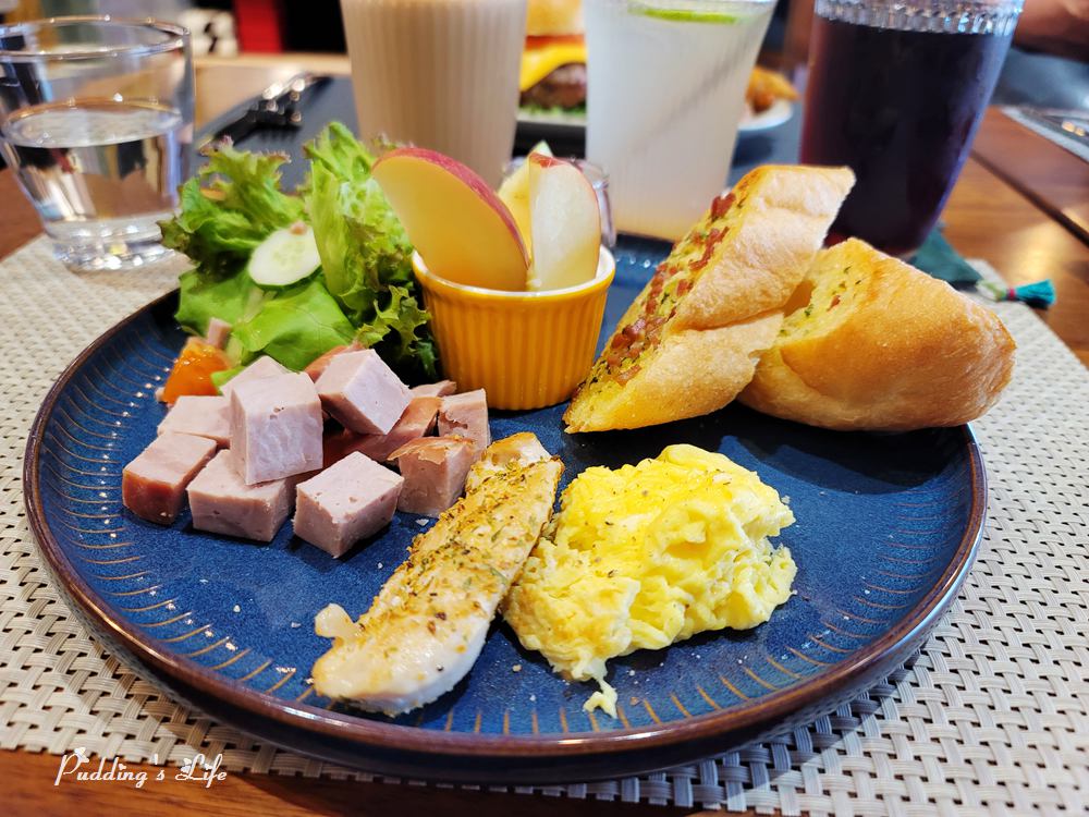 榮市食堂-骰子哈姆早午餐盤