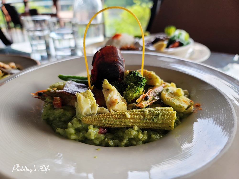 綠光水岸複合式餐廳-松子綠醬燉飯