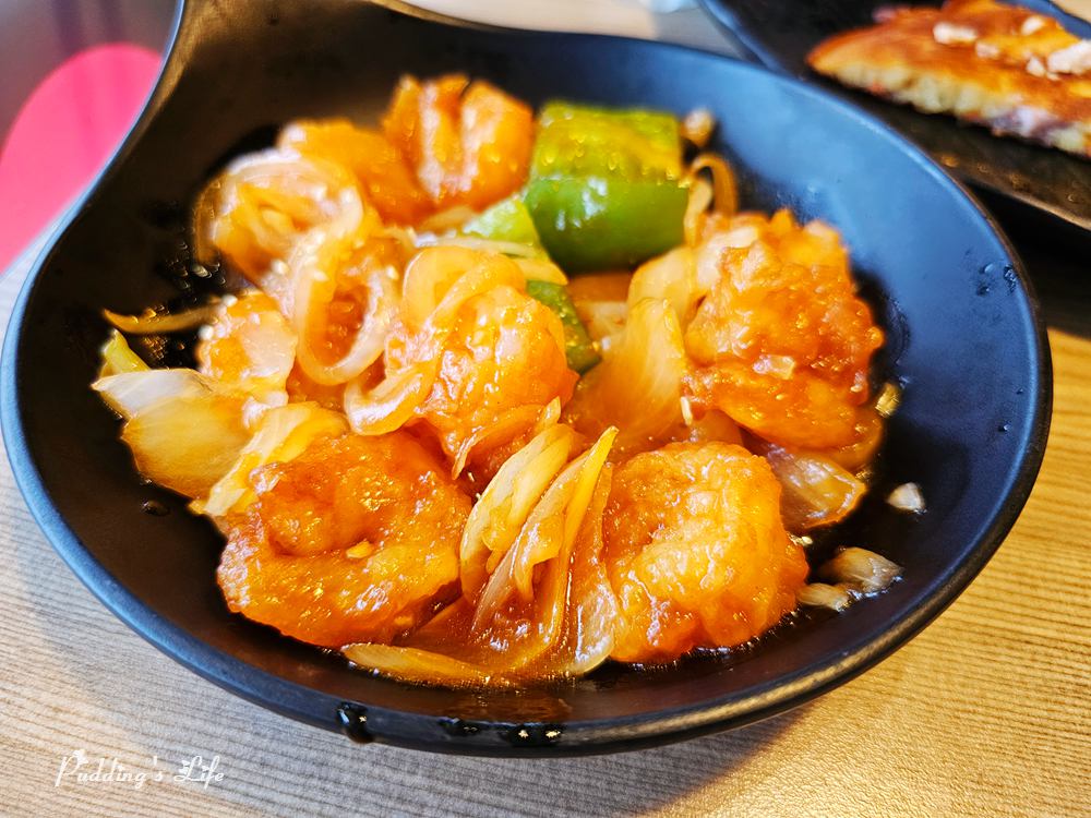 朝鮮饌-茄香檸檬蝦