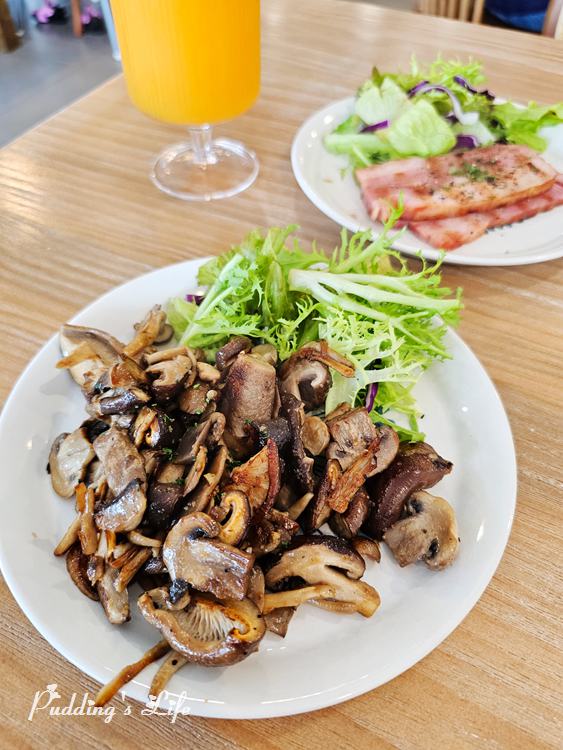 5050早午餐-炒野菇